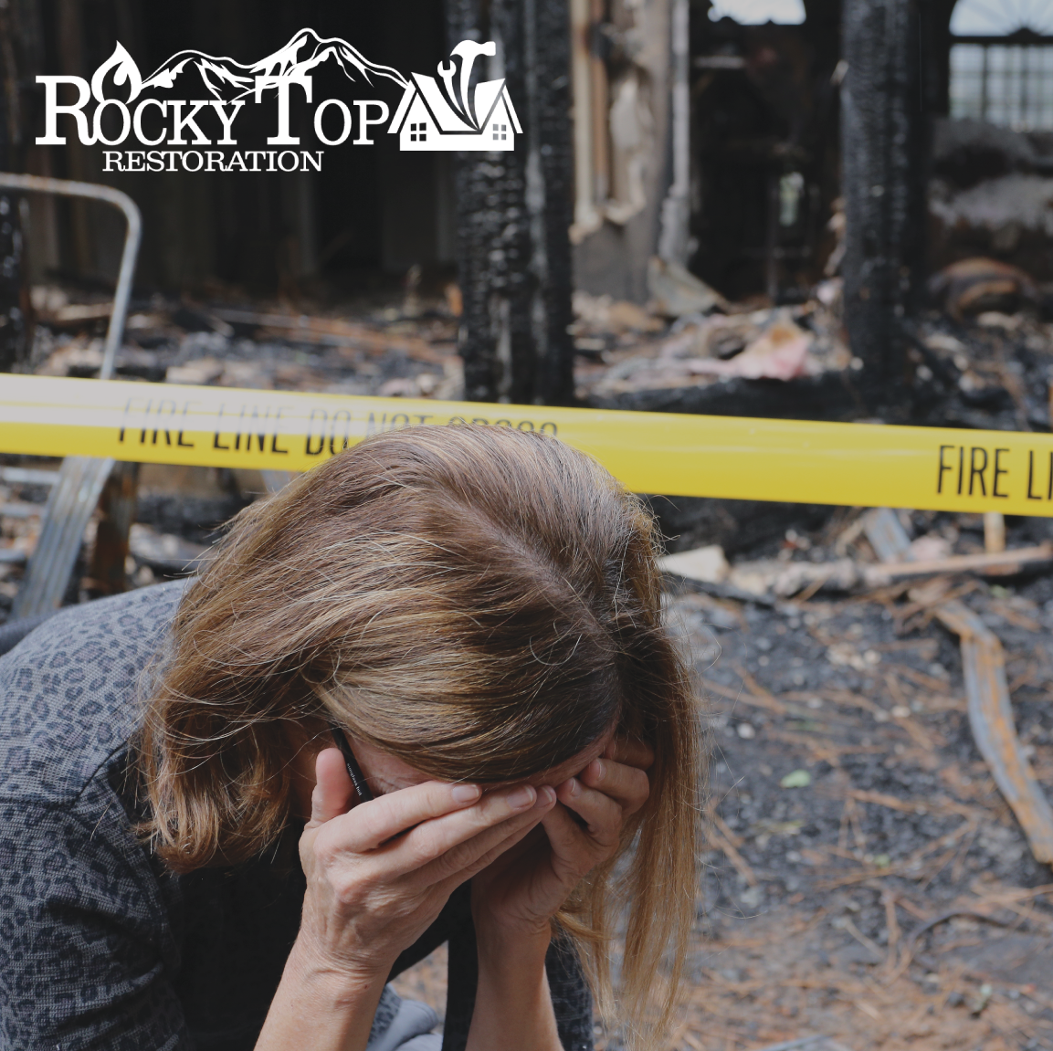 The aftermath of a fire is incredibly stressful. There are a few steps you can take to help ease the stress. 1. Call your insurance company 2. Dont touch anything 3. Call the experts at Rocky Top Restoration!