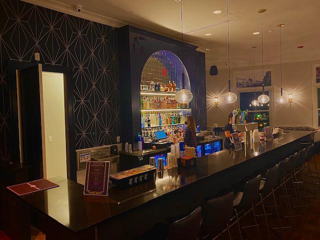 Our bar is brand new, with food and drinks for our patrons!