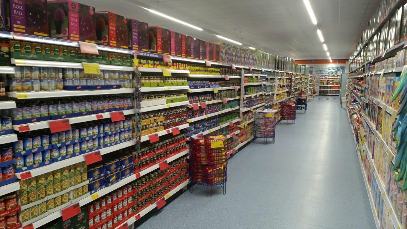 A first glimpse inside the new B&M store in Elland, located on Huddersfield Road.