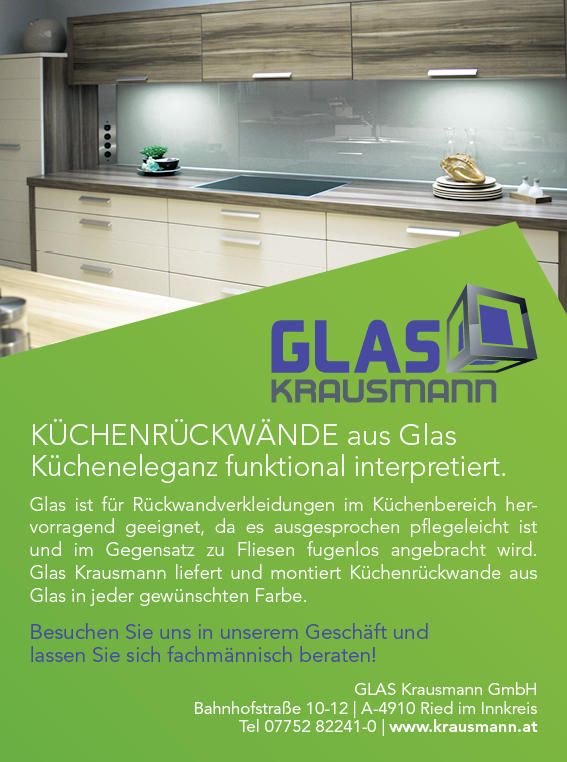 Glas Krausmann GmbH, Bahnhofstraße 10-12 in Ried im Innkreis