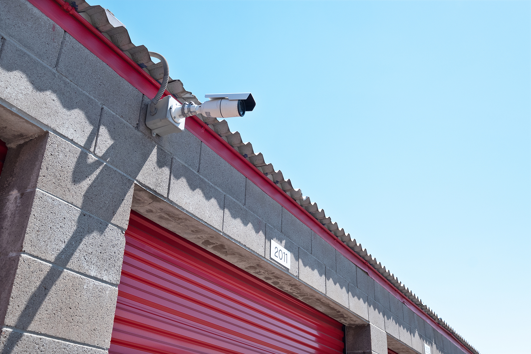 Secure storage facility with video surveillance in Sacramento.