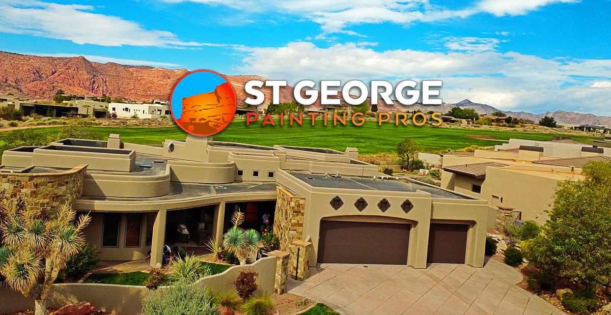 exterior house painting project in the Ledges, St. George Utah