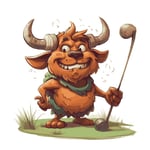 Mt. Atlanticus Minotaur Golf Logo