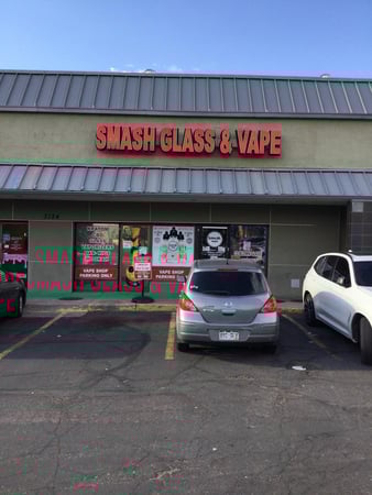 Images CoinFlip Bitcoin ATM - SMASH GLASS and VAPE (Aurora)