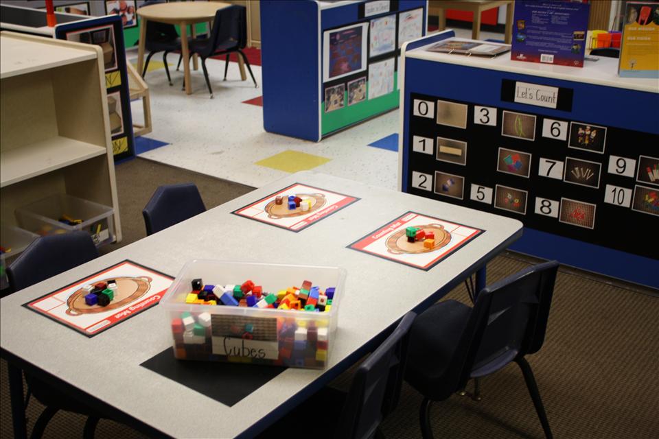 Pre-K Math center