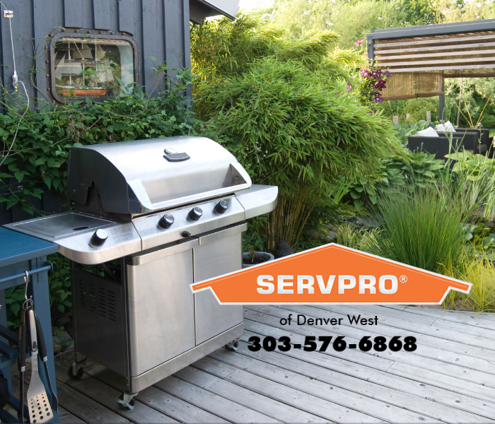 Do you know that there are more grilling fires in the United States in July than in any other month of the year? SERVPROÂ® of Denver West responds to fire damage emergencies 24-hours a day.