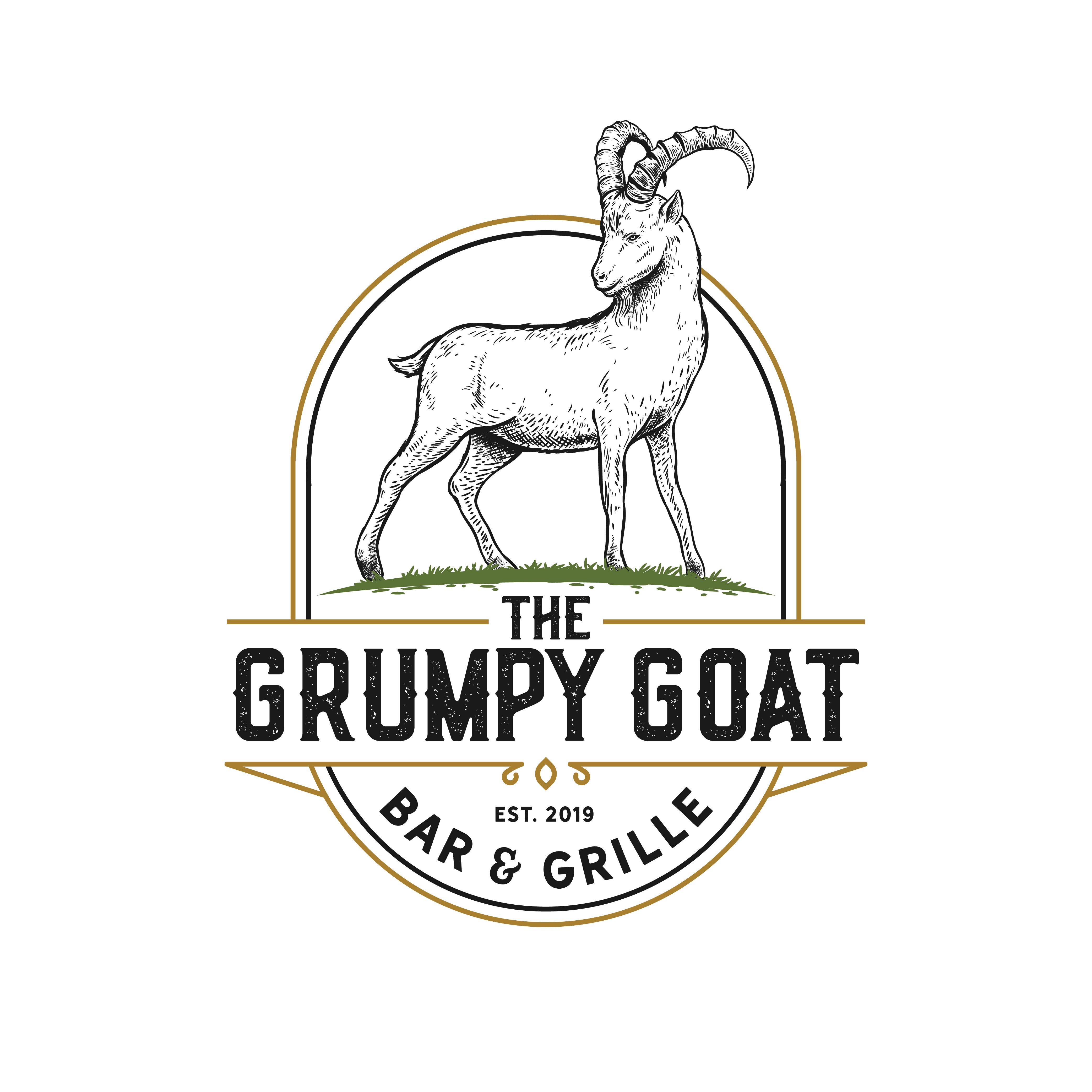 The Grumpy Goat Logo
