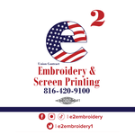 e2 Embroidery & Screen Printing Logo