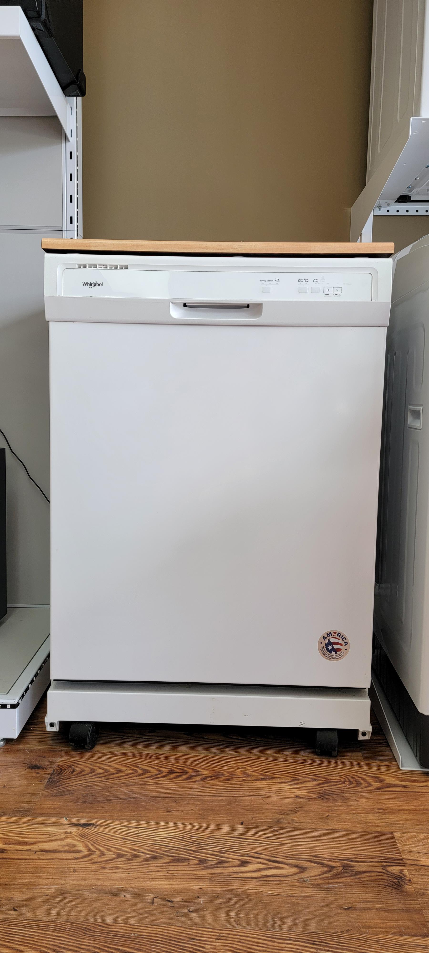 Portable Dishwasher on wheels and quick connect.