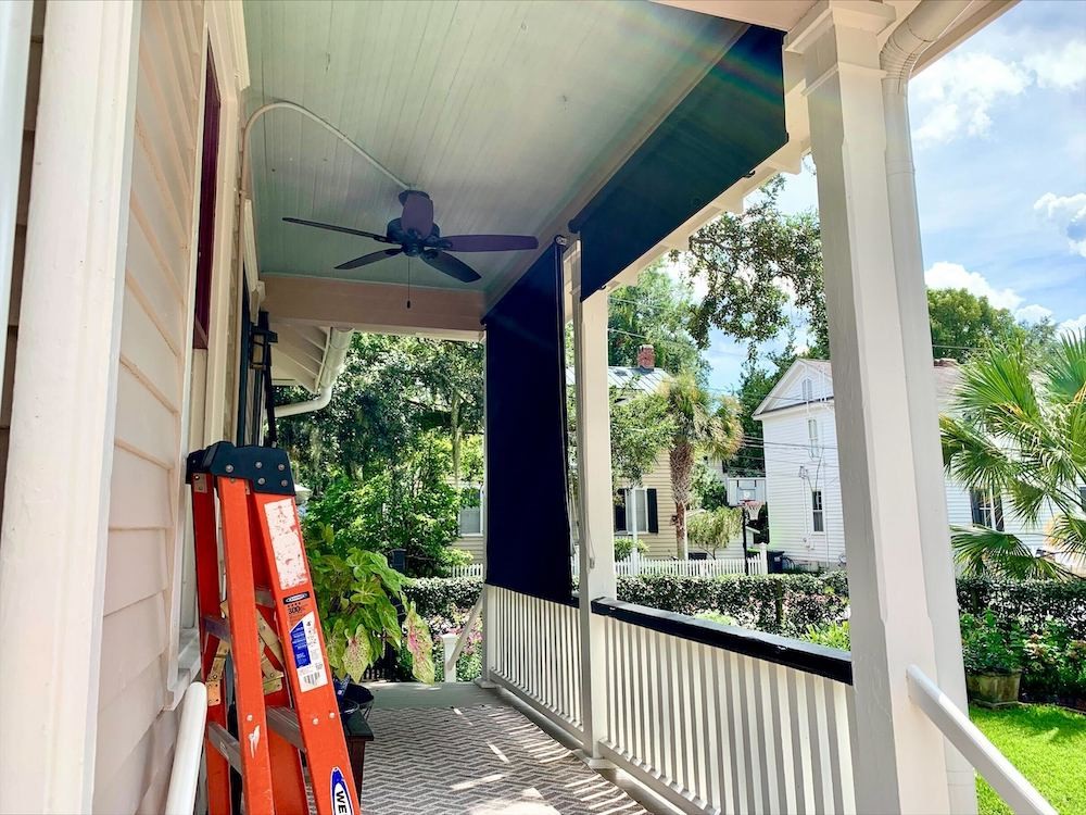 Now is the best time to be enjoying your patio! Our sleek exterior shades create shade and privacy on warm summer days here in Hilton Head Island. Check out our motorized exterior shade options to seamlessly control your shade and privacy from anywhere with the click of a button!