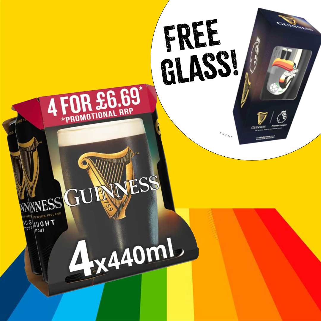 FREE Glass with purchase only whilst stock lasts