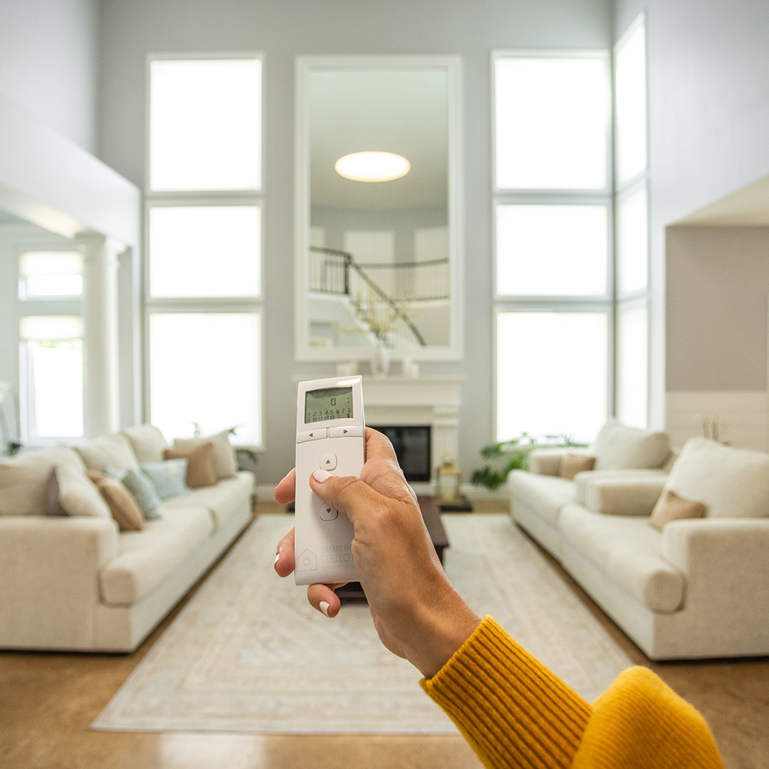 Motorized roller shades are the epitome of convenience and sleek design! With just the push of a button, they offer seamless control over light, privacy, and ambiance, making them perfect for any modern home or office. The smooth, quiet operation adds a touch of luxury, while the ability to program