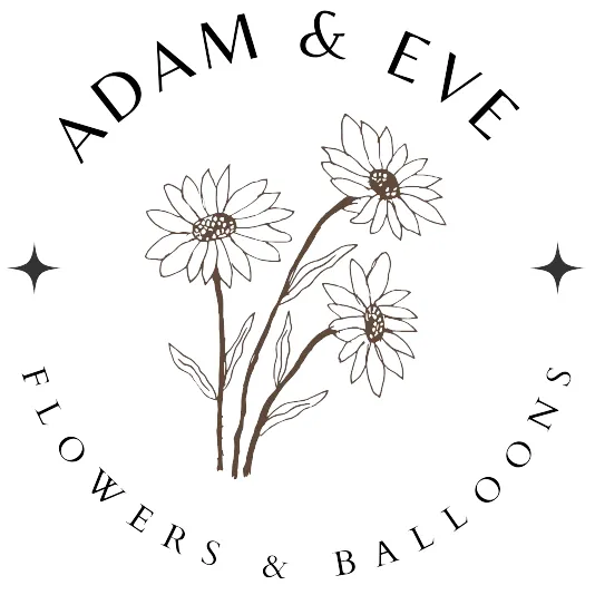 Adam & Eve Flowers & Balloons Logo