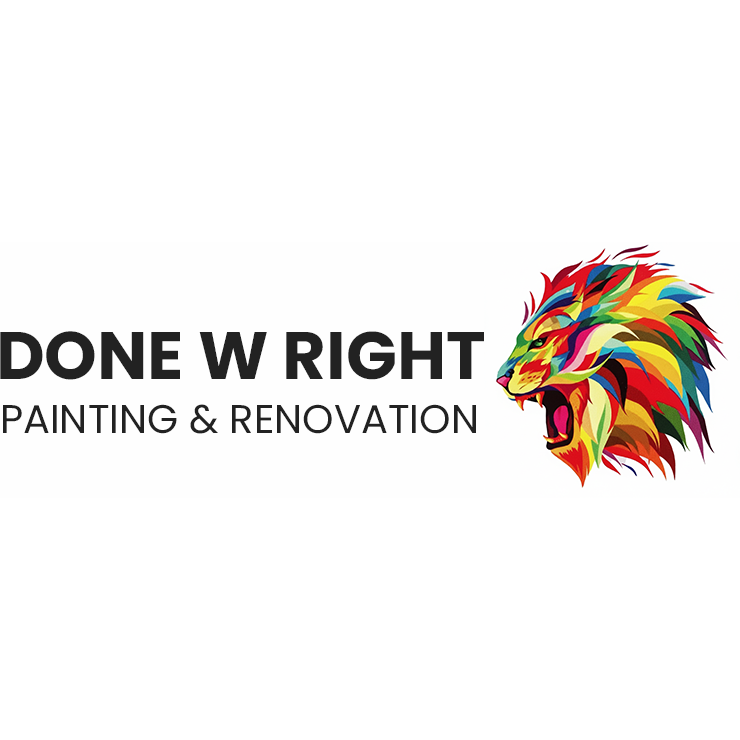 Done W Right Painting &amp; Renovation Logo