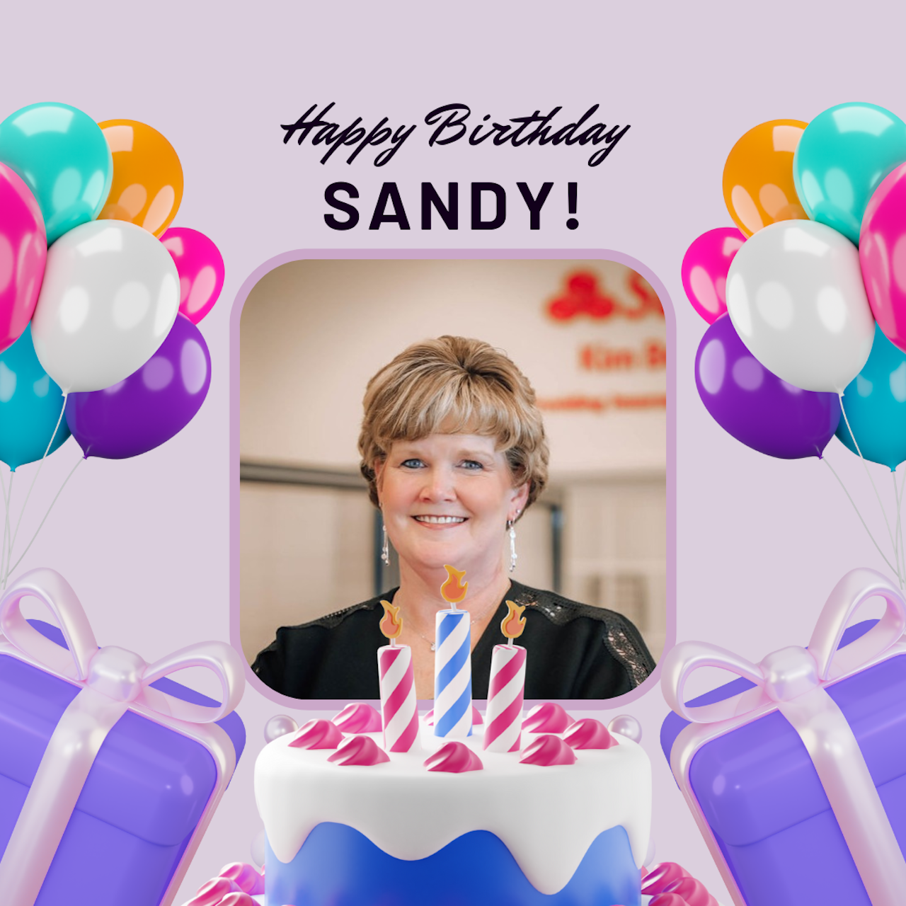 Happy birthday, Sandy! Kim Benton - State Farm Insurance Agent Millsboro (302)934-9393
