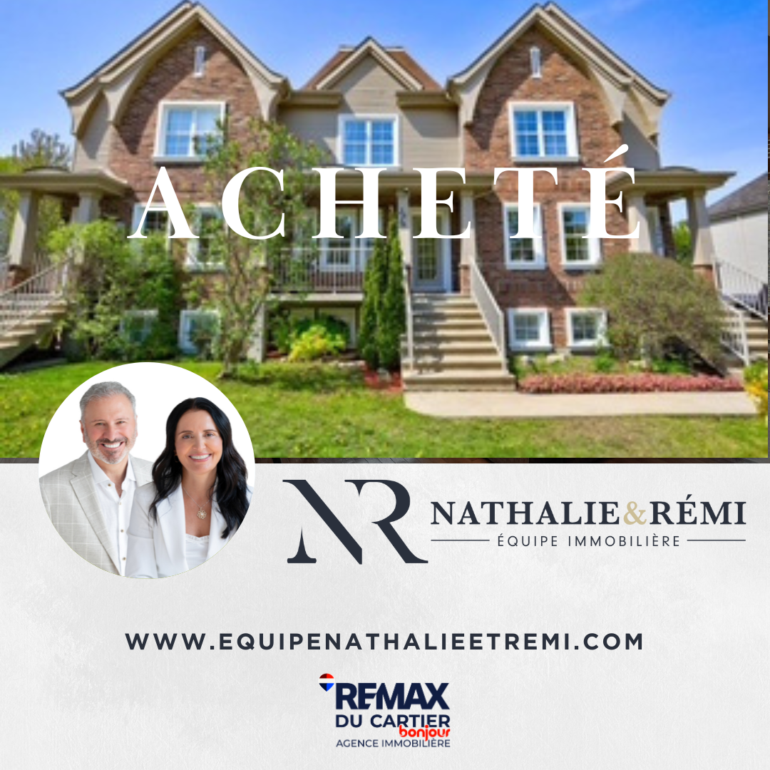 Images Nathalie Plante et Rémi Tremblay, RE/MAX Du Cartier Bonjour - Courtiers immobiliers inc. agréés, DA. Saint-Sauveur