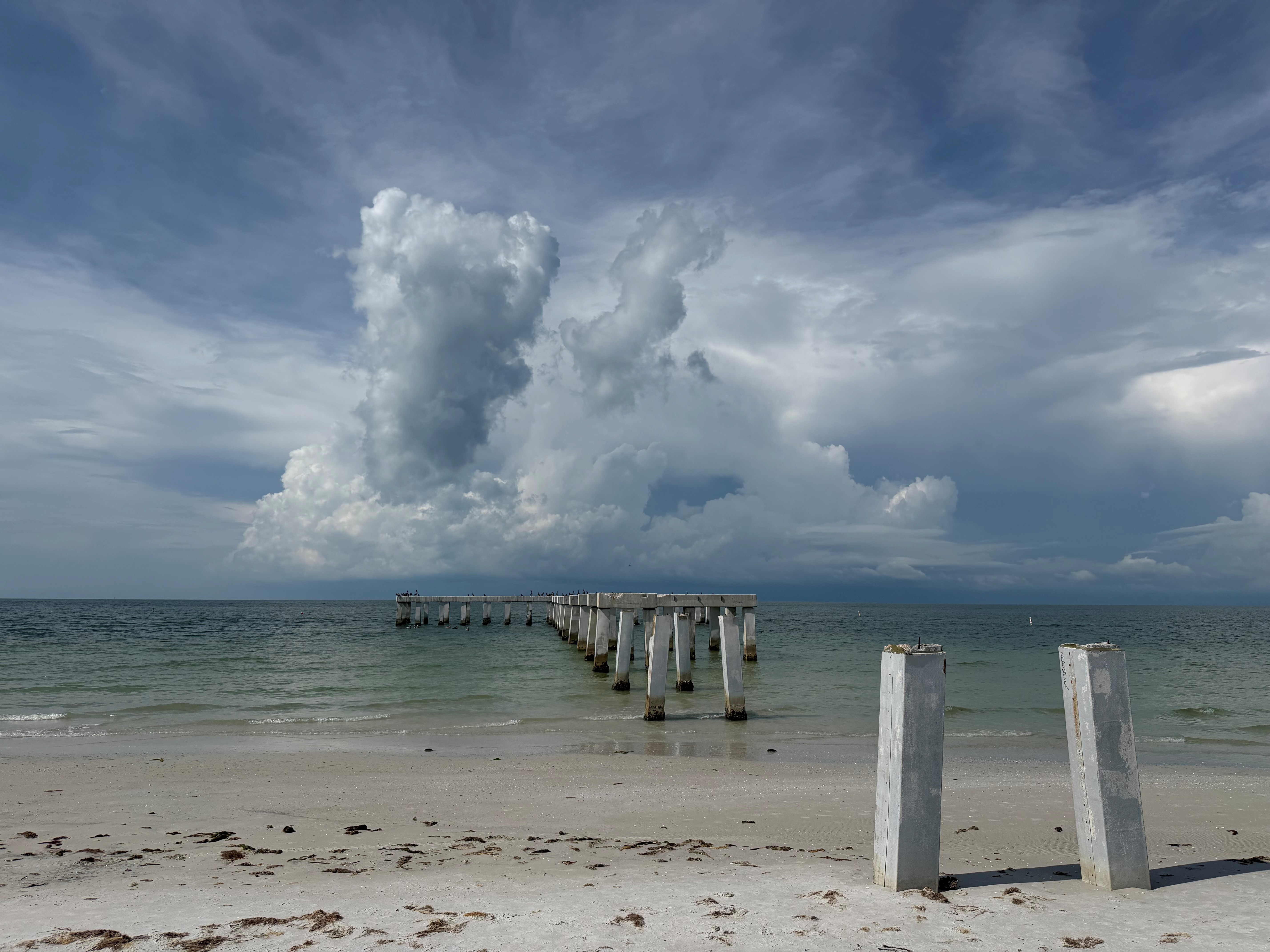 Fort Myers Beach pier before the restoration. 