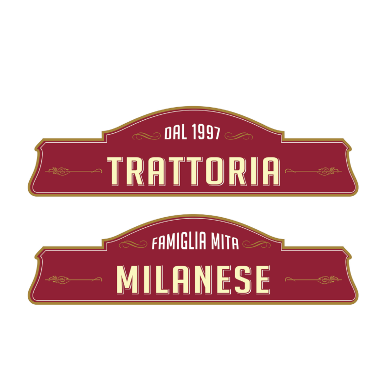 Trattoria Milanese dal 1997| Famiglia Mita Logo