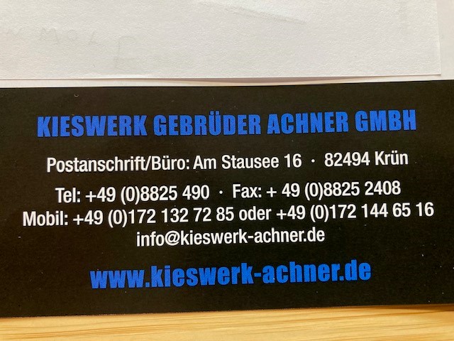 Bilder Achner Kieswerk-Fuhrunternehmen GmbH, Gebr.