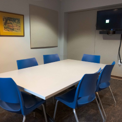 Meeting room at the Brecksville Branch of CCPL