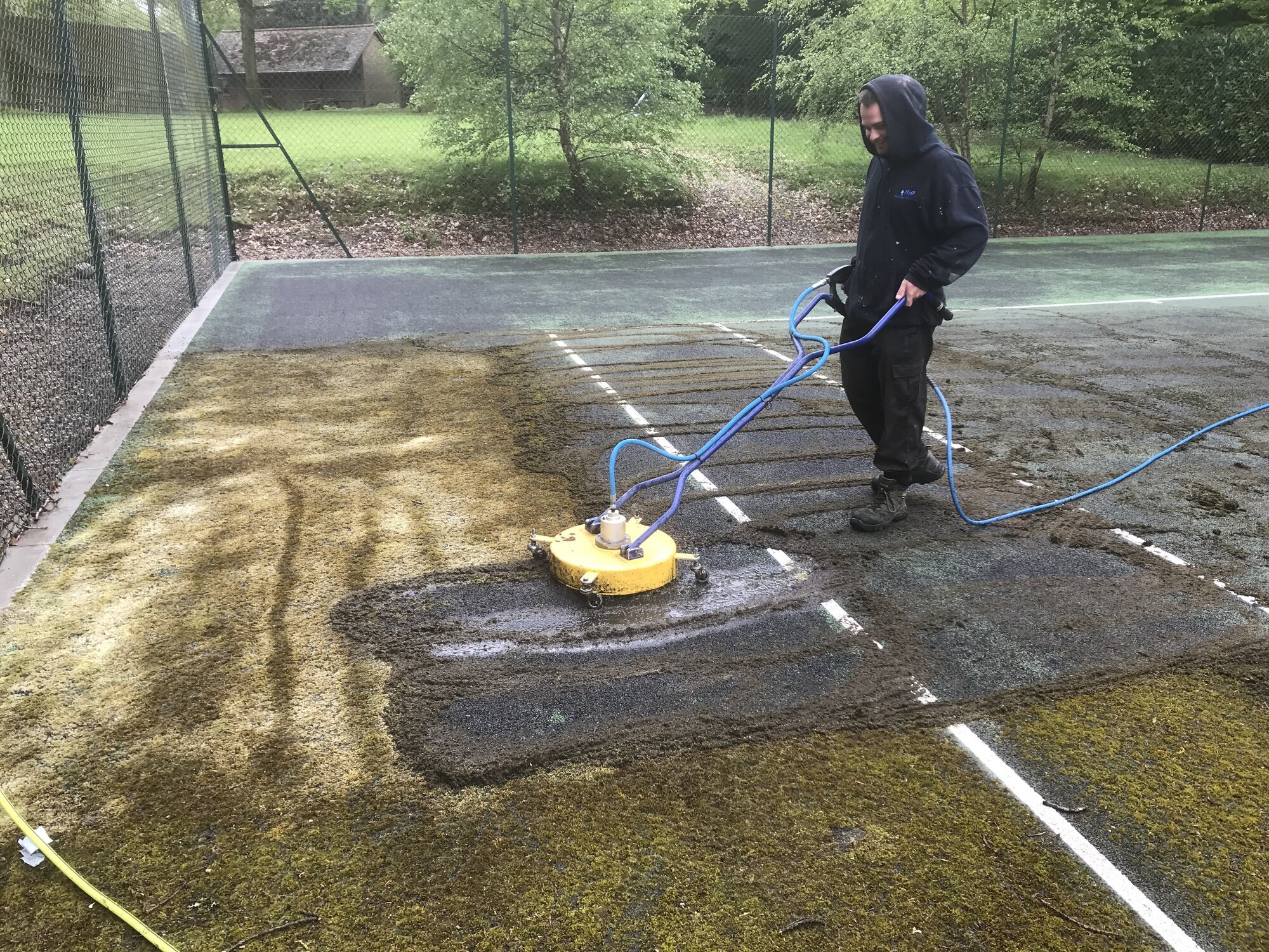 Images Hawkins Tennis Court Services