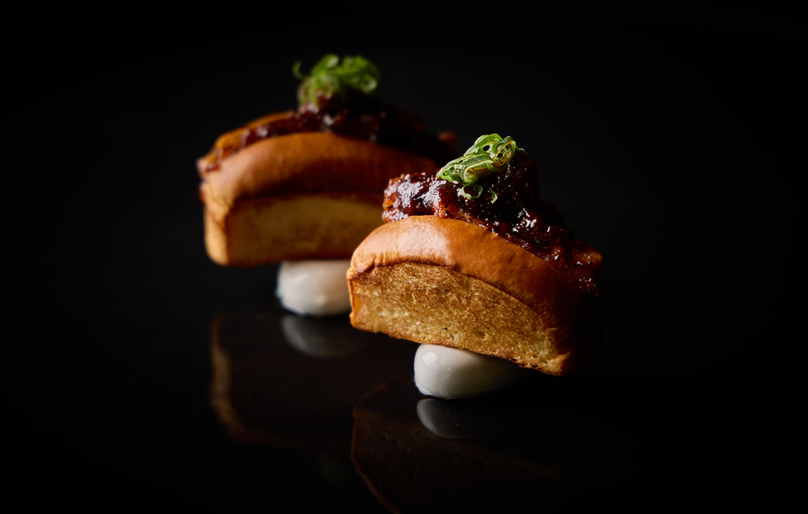 8 at The Londoner, Crispy Bamboo Chips, Sticky Ginger Glaze
