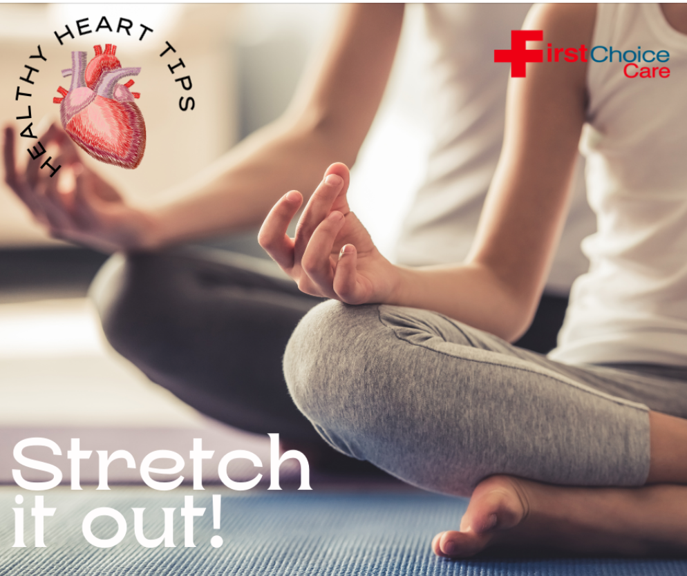 Healthy heart tip #2

Yoga can help you improve your balance, flexibility, and strength. It can help you relax and relieve stress. As if that’s not enough, yoga also has potential to improve heart health.