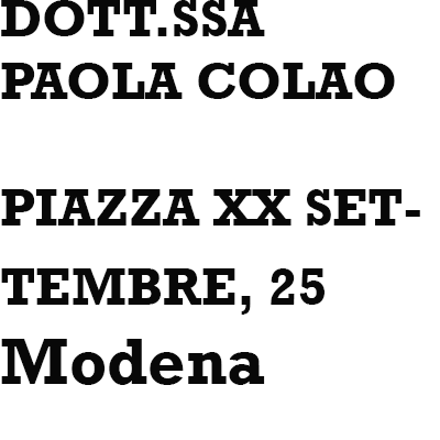 Dott.ssa Paola Colao - Dentist - Modena - 059 217559 Italy | ShowMeLocal.com