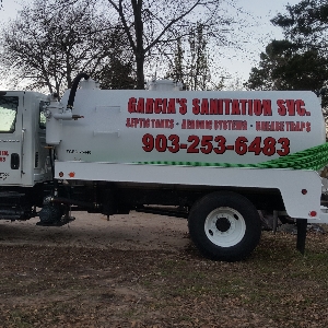 Garcia's Sanitation SVC. Logo