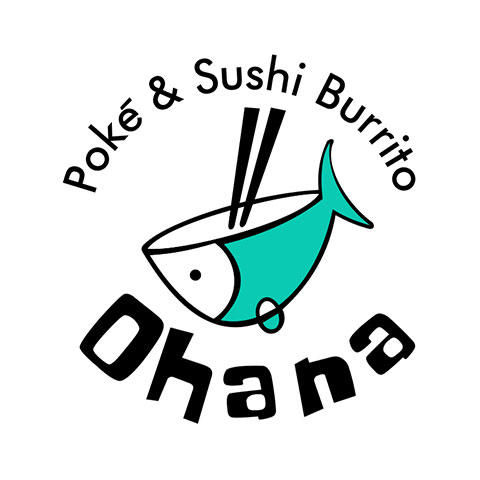 Ohana Poke & Sushi Burrito Logo