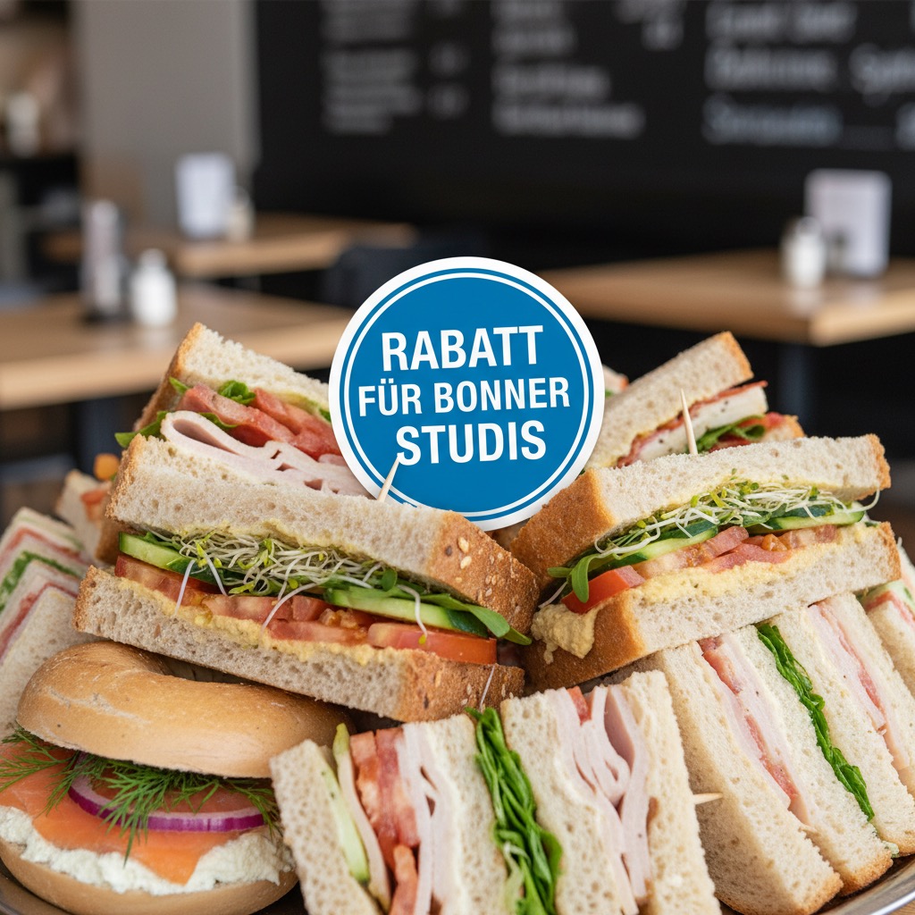 Sandwich Rabatt für Studis