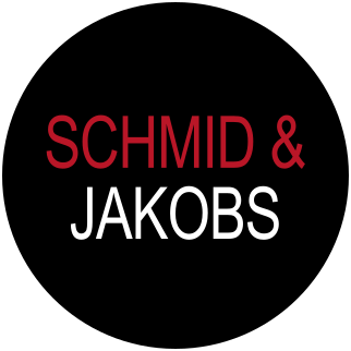 Schmid + Jakobs - Bauelemente in Edelstahl Glas Aluminium Logo