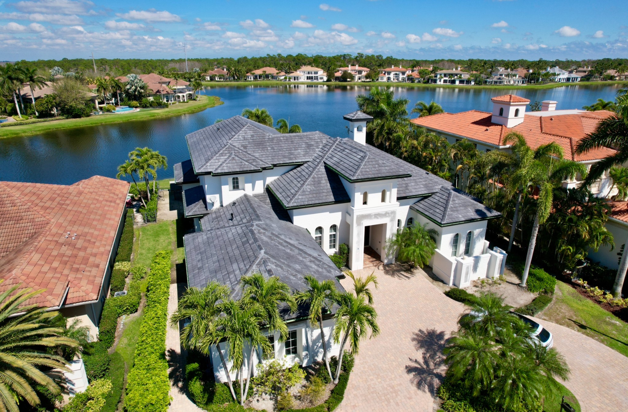 Roof replacement complete. Tile color: Rockledge