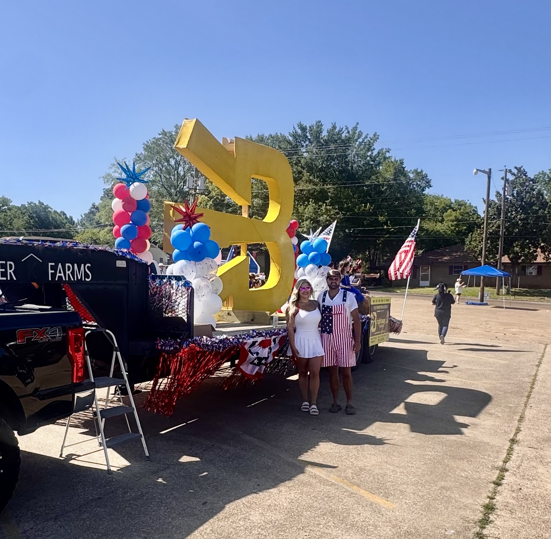 July 4th Canton Texas Parade. Brightway Insurance The Thurston Agency Float.