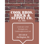 Cook Brothers Brick & Supply Co. Logo
