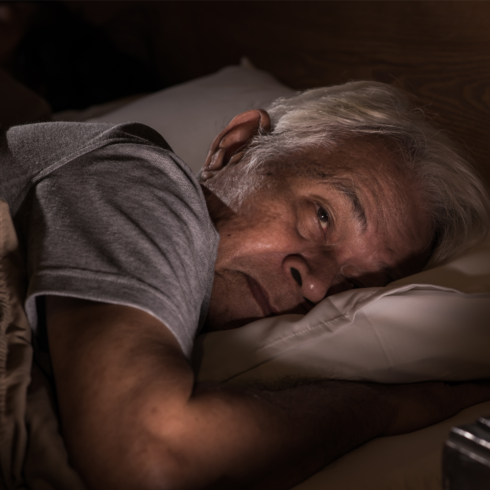 Insomnia and frequent waking are common among seniors. During the evening, turn the lights down to spur drowsiness.