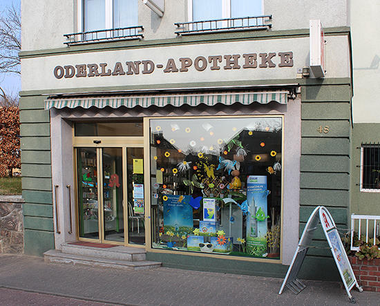 Aussenansicht der Oderland-Apotheke