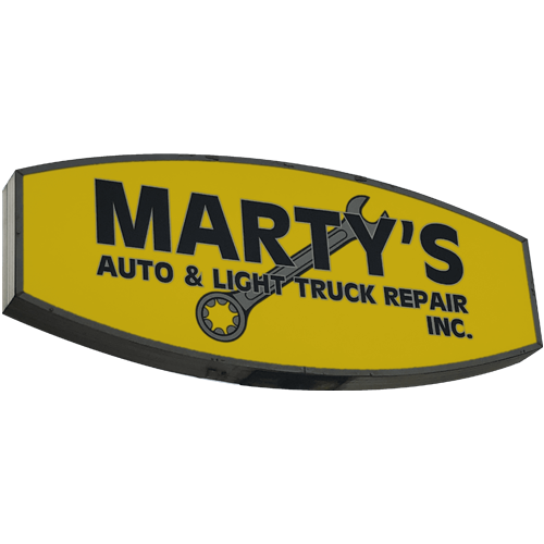 Marty's auto & Light truck repair, Inc. Logo