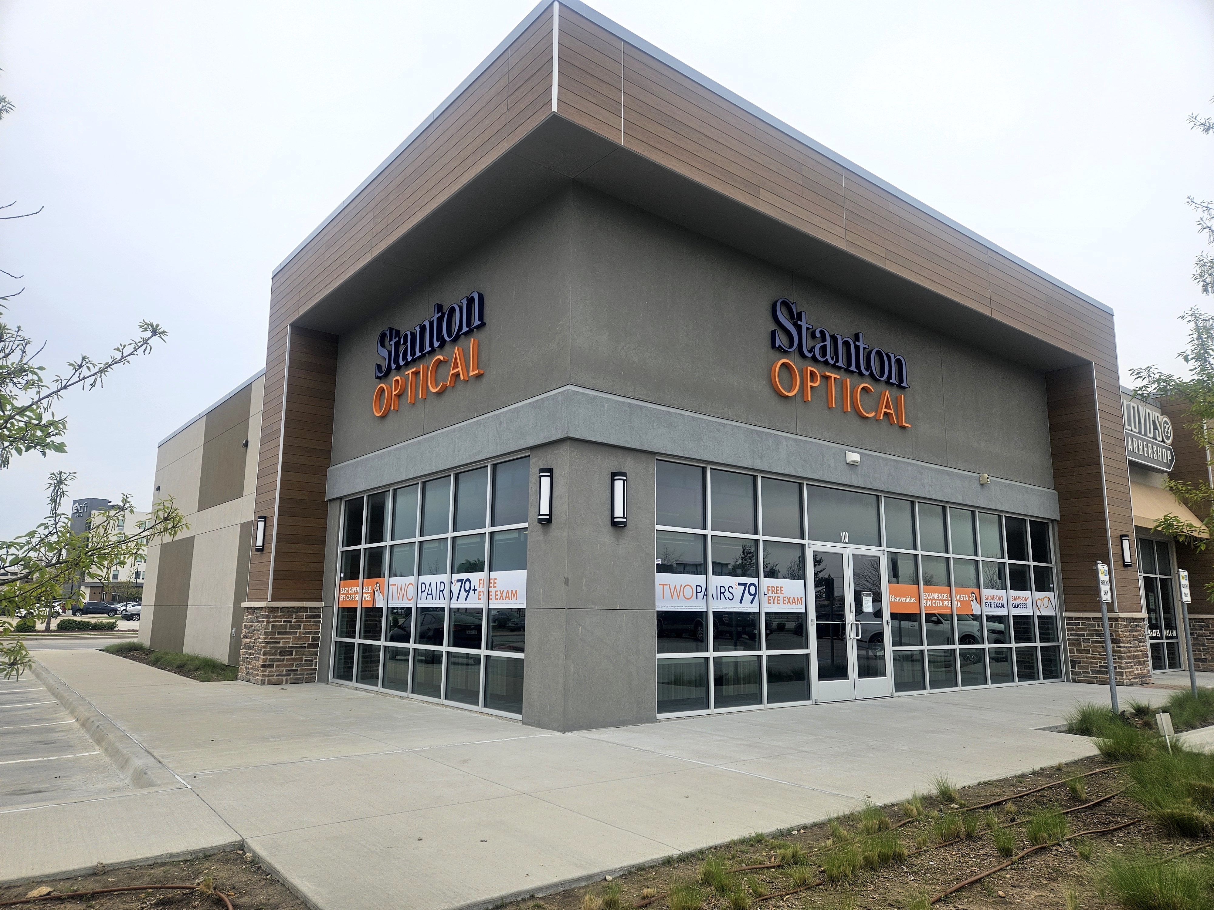 Storefront at Stanton Optical Store Euless TX 76039