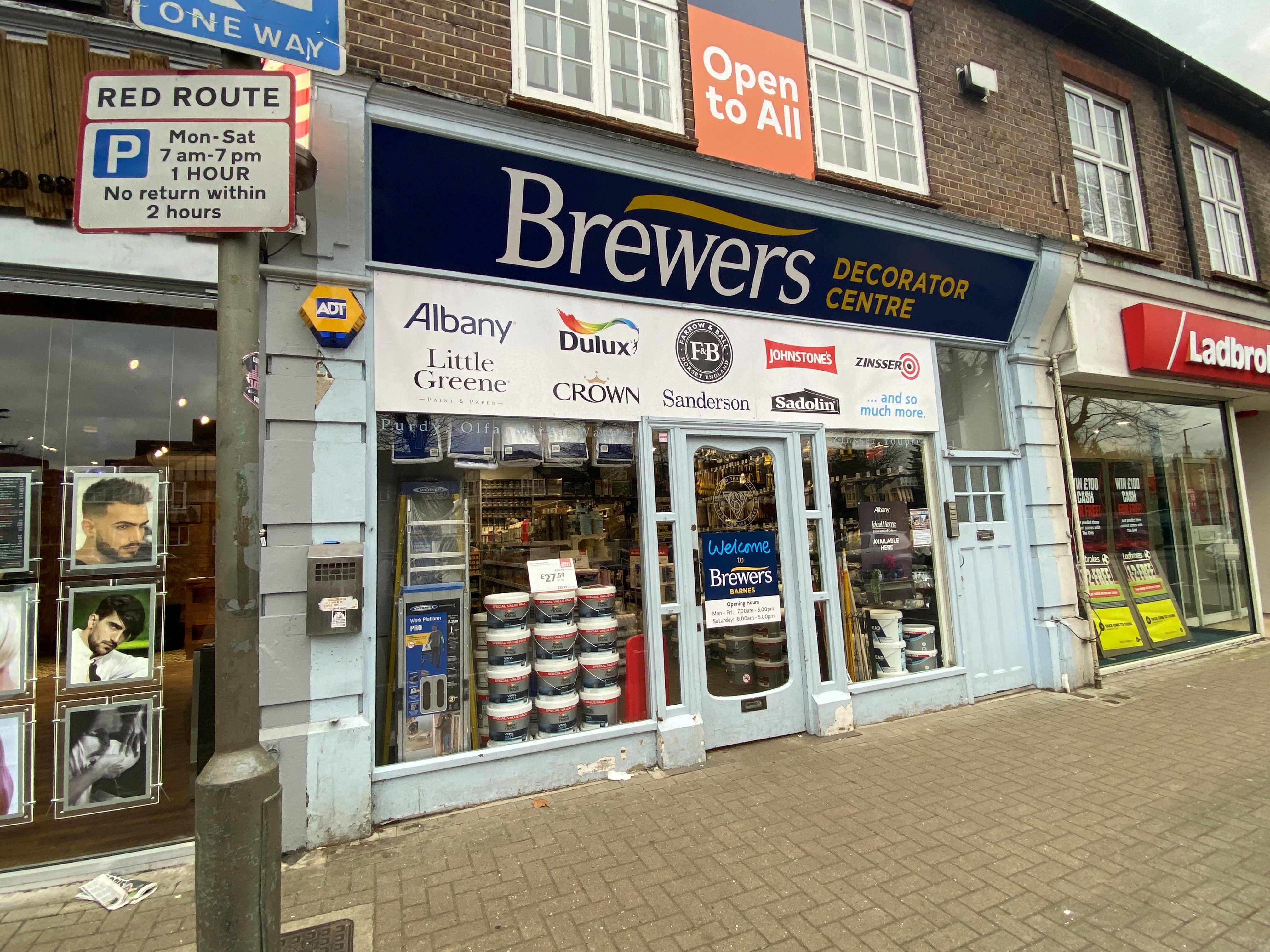 Brewers Decorator Centres London 020 8876 0348