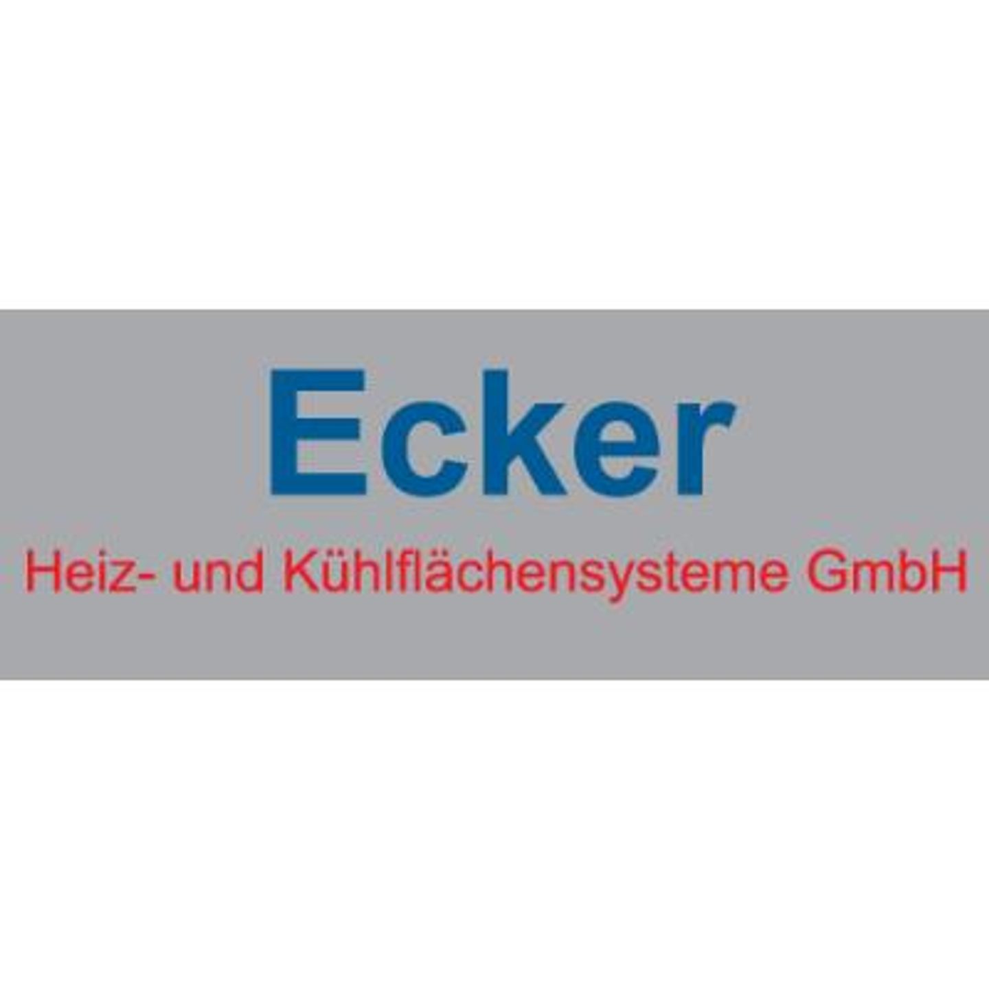 Ecker Heiz- und Kühlflächensysteme GmbH  