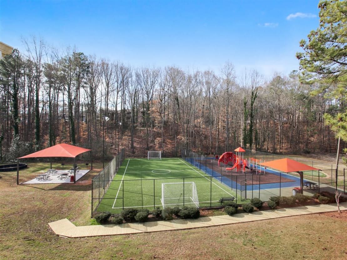 Soccer Field and Outdoor Recreation Area at The Fields at Peachtree