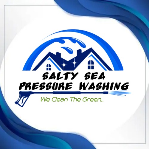 Salty Sea Pressure Washing Logo