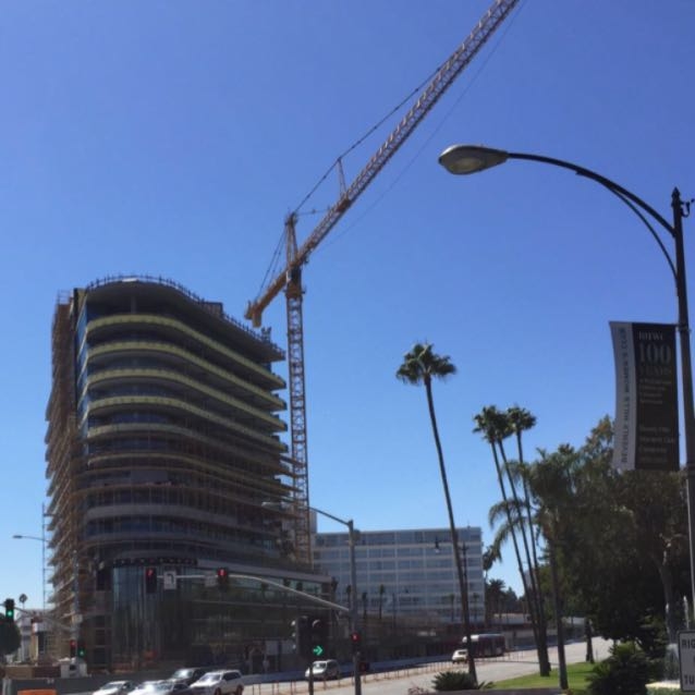 Hotel Construction Beverly Hills California.