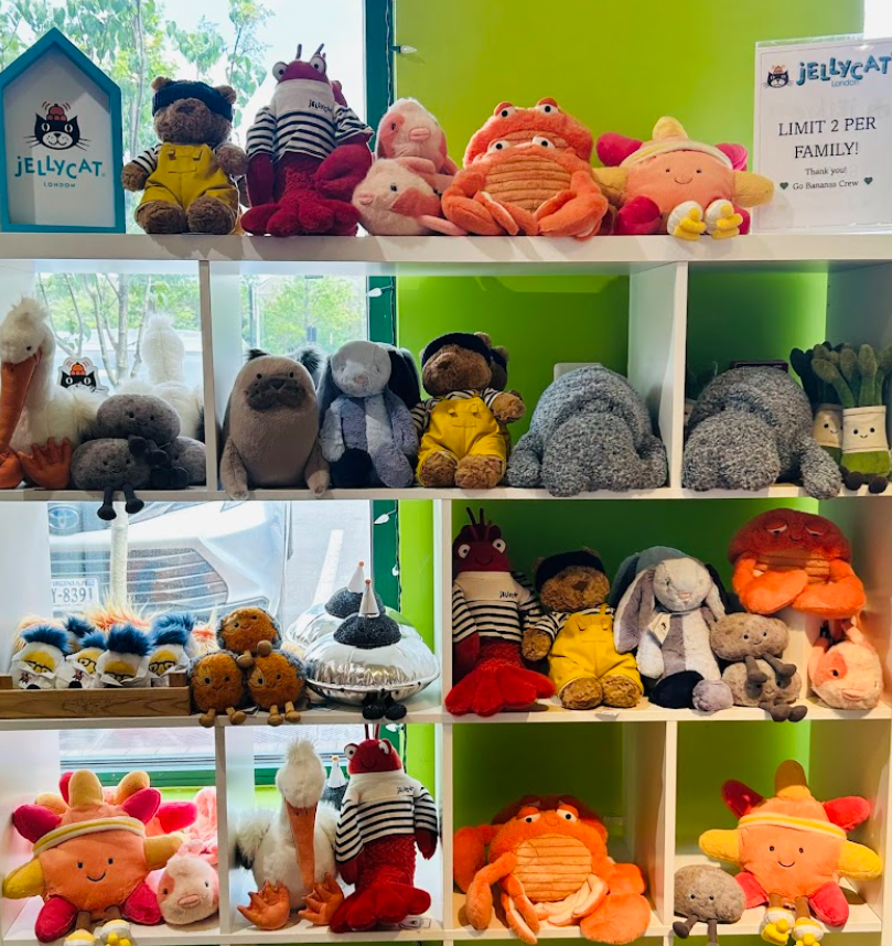 he new Jellycat Summer Collection has arrived! Come check them out in the store. They are super cute!!!