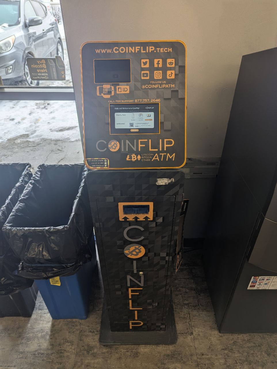 CoinFlip Bitcoin ATM - East Johnson Laundry (Fond du Lac)