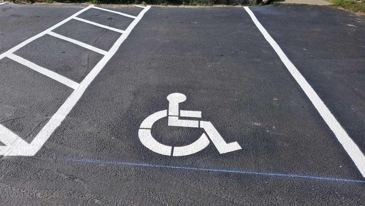 Image of ADA Parking Compliance by G-FORCE Providence RI