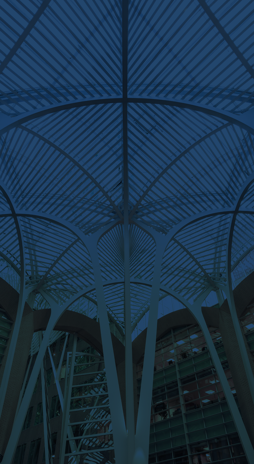 The ceiling of the Brookfield Place in Toronto.