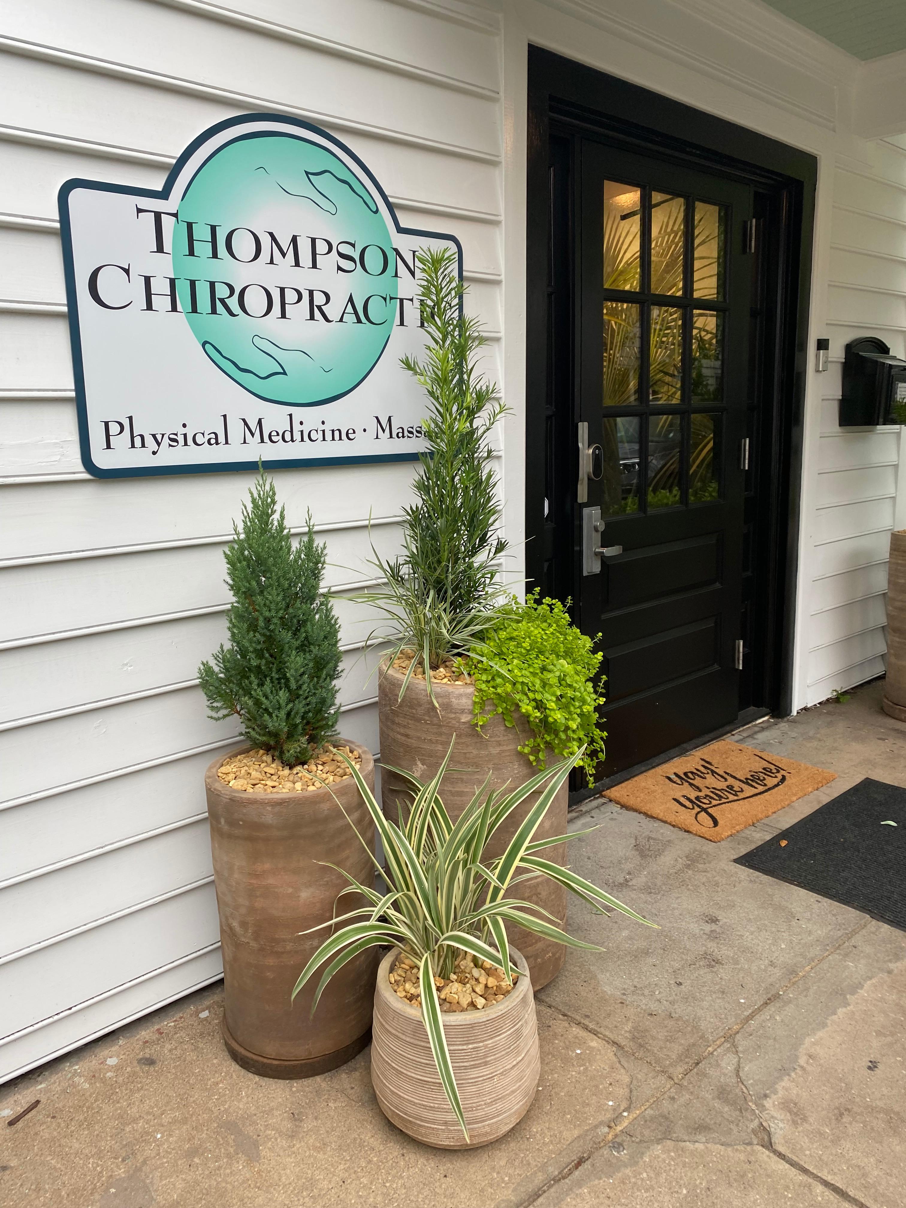 Thompson Chiropractic & Wellness Center Entrance