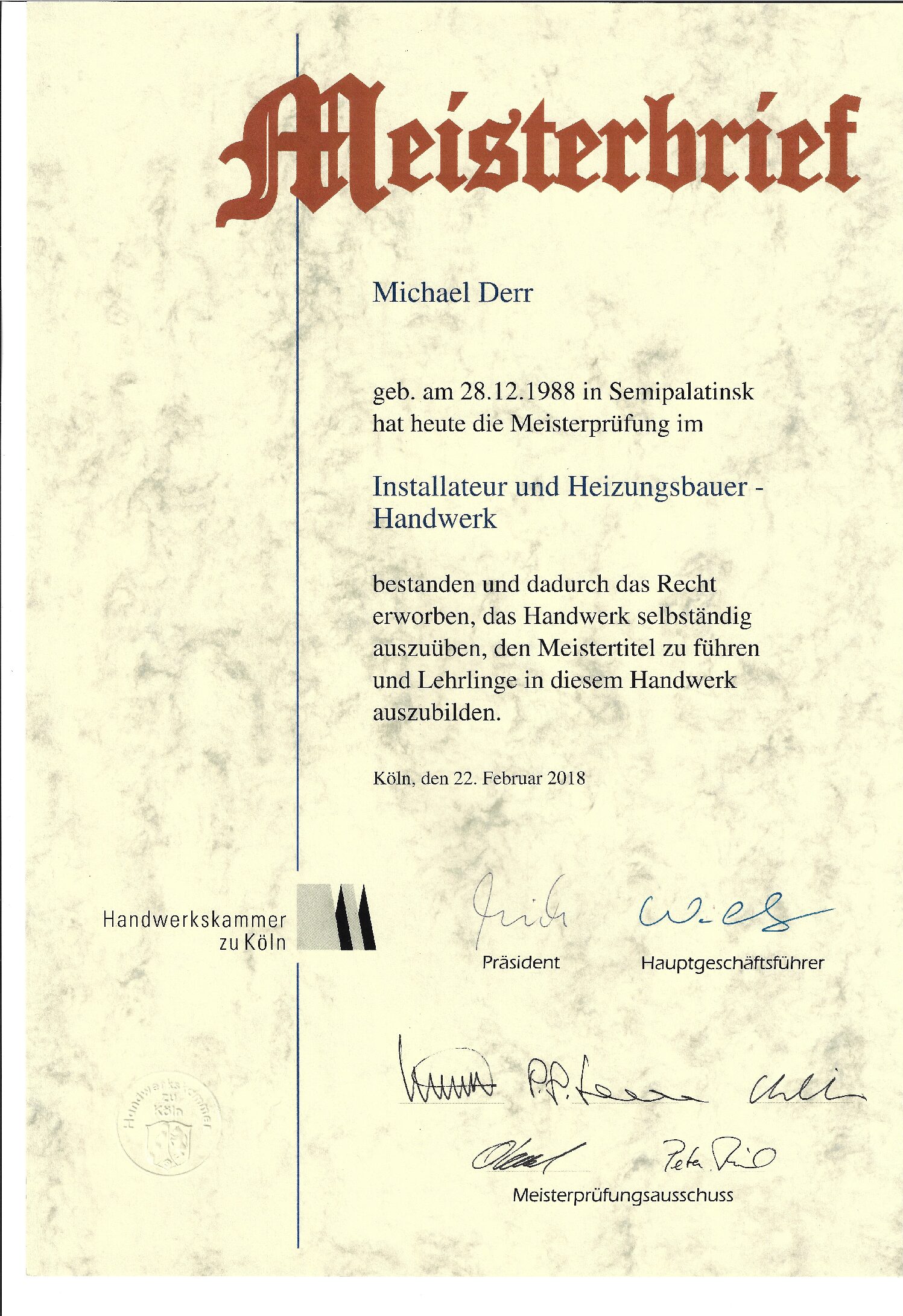 Heizung Sanitär Klima Derr GmbH, Karl-Hass-Str. 17 in Niederkassel